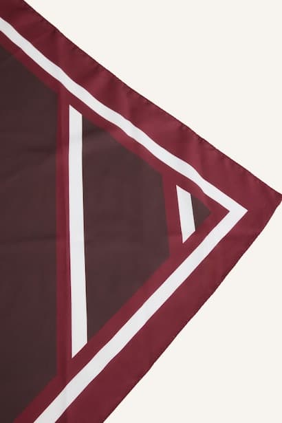 Woman Printed Satin Scarf (4)