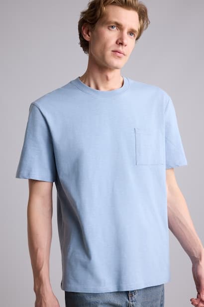 Regular Fit Crew Neck Short Sleeve T-Shirt (٤)