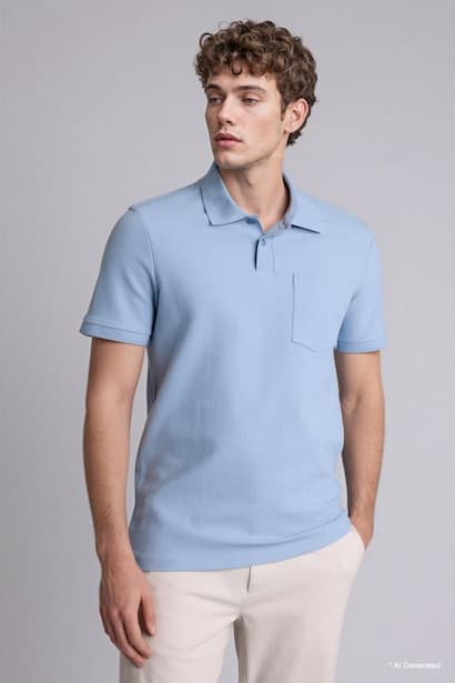 Regular Fit Short Sleeves Polo T-Shirt (3)