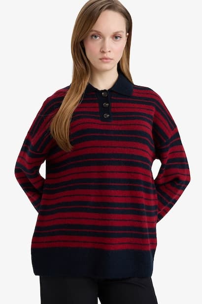 Loose Fit Knitwear Tunic
