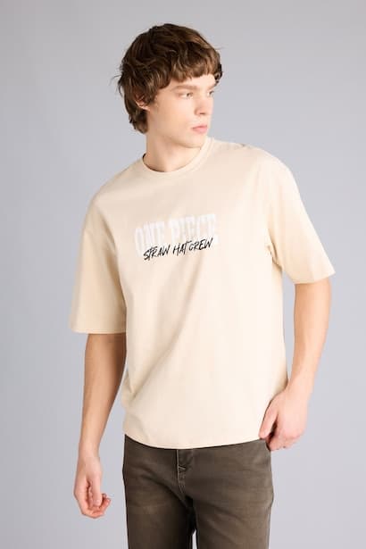 Boxy Fit One Piece Print T-Shirt (4)