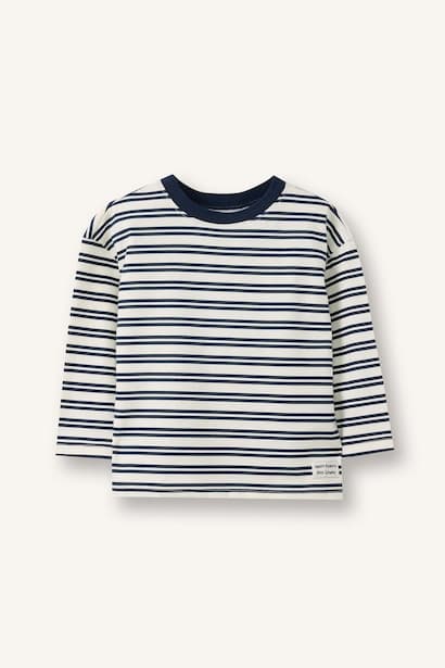 Baby Boy Oversize Striped T-Shirt