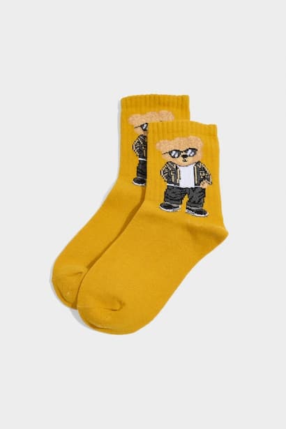 Boy 5 Piece Cotton Long Socks (3)
