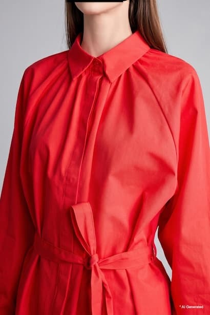 Relax Fit Poplin Long Sleeve Tunic (4)