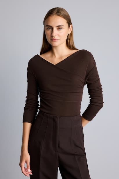 Slim Fit Ribana Long Sleeve T-Shirt (3)