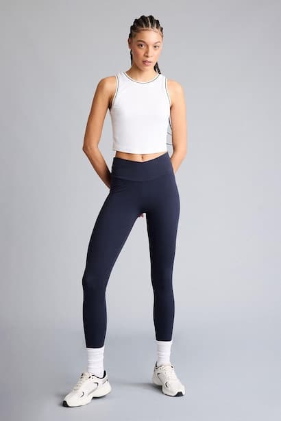 High Waist Ankle Length Leggings