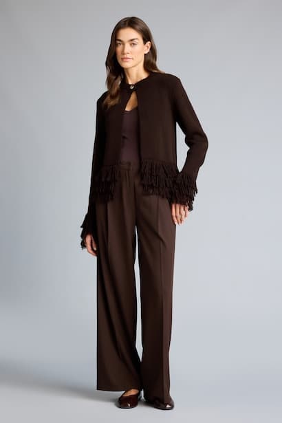 Straight Fit High Waist Trousers (4)