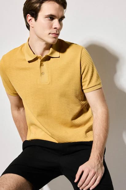 Regular Fit Short Sleeve Polo T-Shirt