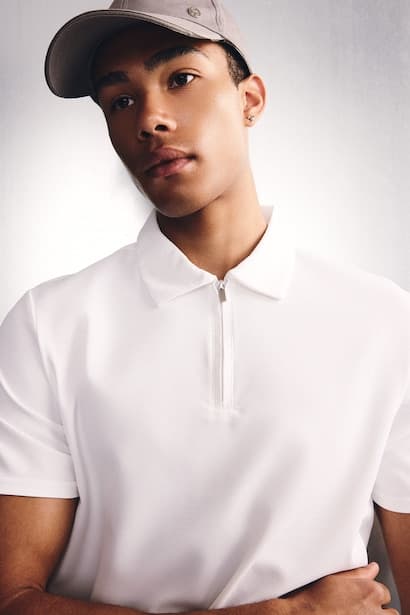 Standard Fit Short Sleeve Polo Shirt Polo T-Shirt (٣)