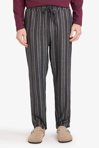Regular Fit Striped 2 Piece Pyjamas Set Homewear (٤)
