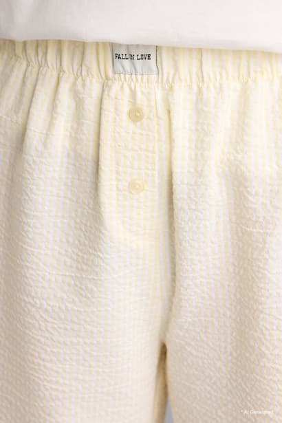 Regular Fit Long Length Woven Pyjama Pants (4)