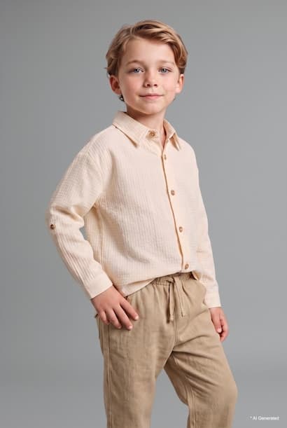 Baby Boy Waffle 2 Piece Set