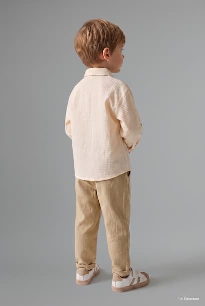 Baby Boy Waffle 2 Piece Set (٤)