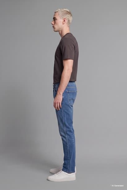 Pedro Slim Fit Trousers Denims (٣)