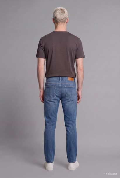 Pedro Slim Fit Trousers Denims (٤)