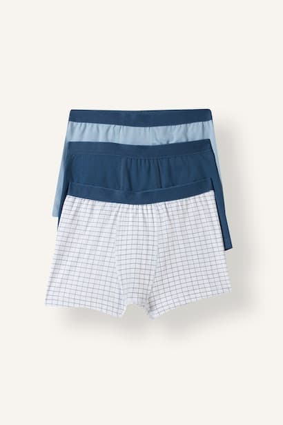 Boy 3 Piece Ribbed Boxers