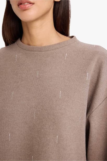 Relax Fit Long Sleeve T-Shirt (٤)