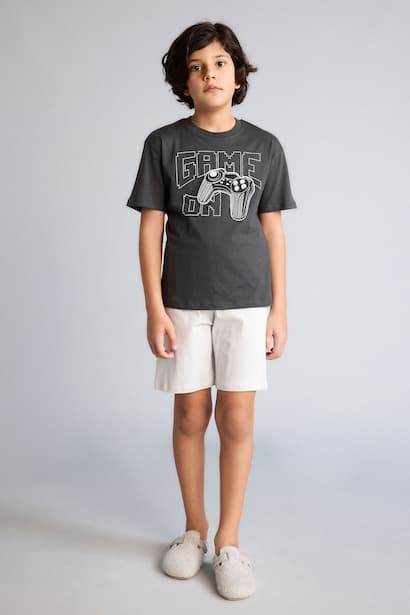 Boy 2 piece Regular Fit 100% Cotton Pyjamas Set