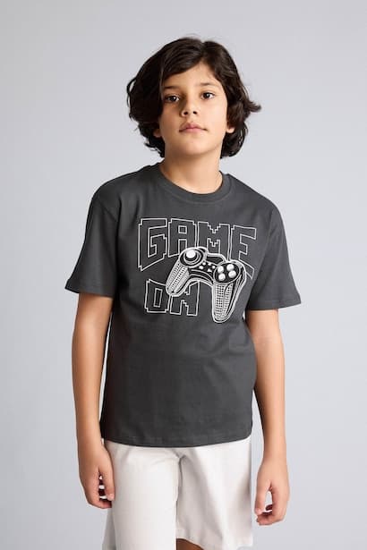 Boy 2 piece Regular Fit 100% Cotton Pyjamas Set Homewear (٣)
