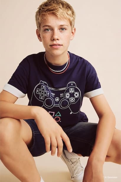 Boy PlayStation Oversize T-Shirt