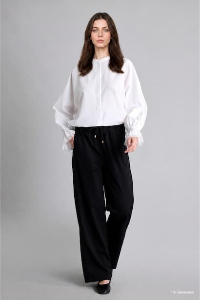 Regular Fit Trousers Modest