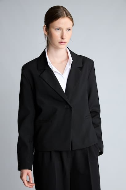Relax Fit Blazer Modest (٣)