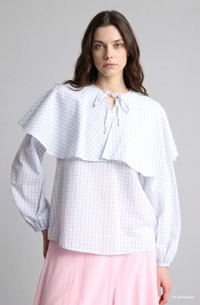 Regular Fit Poplin Long Sleeve Tunic Modest (3)