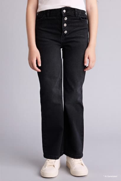 Girl Wide Leg Jeans (3)