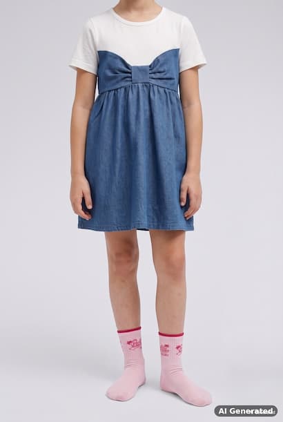Girl Barbie Cotton Long 2 Piece Socks