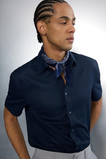 Slim Fit Short Sleeve Shirt