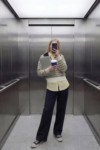 Thick Sweatshirt Fabric Trousers