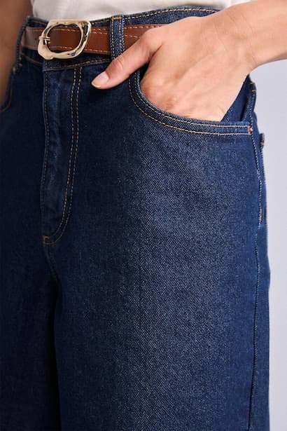 Denim High Waist Shorts (4)