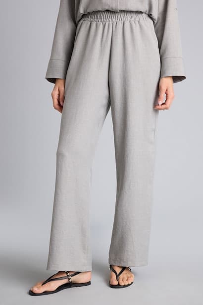 Wide Leg Wide Leg Double Pocket Trousers (3)