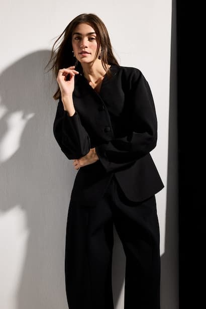 Slim Fit Crepe Blazer (3)