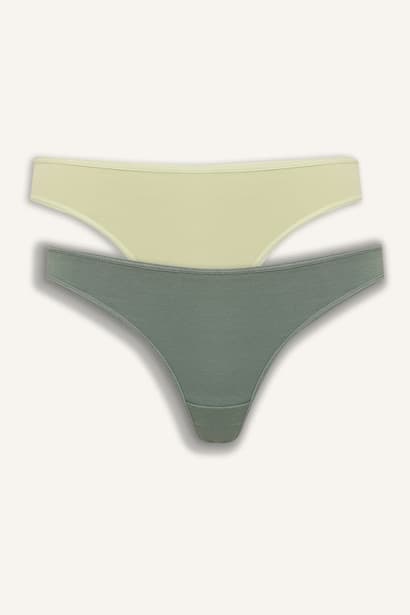 Lace Details 2 Piece Panties Underwear