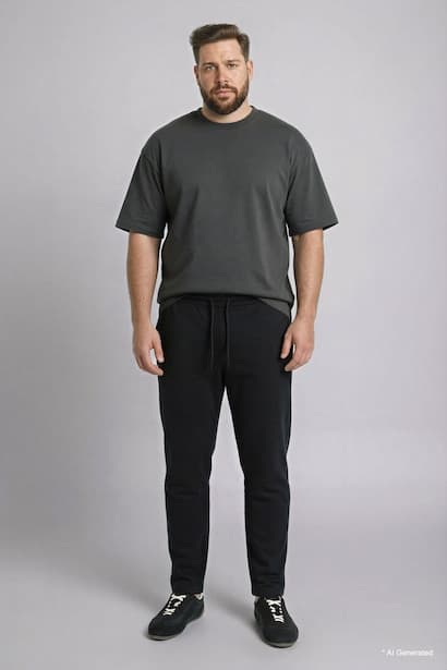 Plus Size Elastic Waist Sweatpants