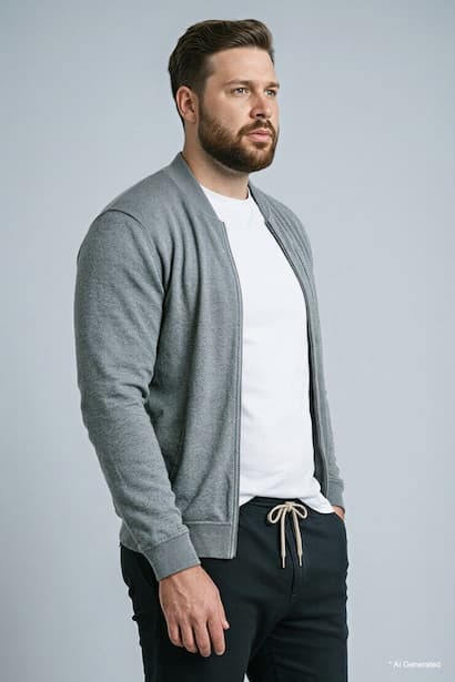 Regular Fit Teddy Collar Cardigan (4)
