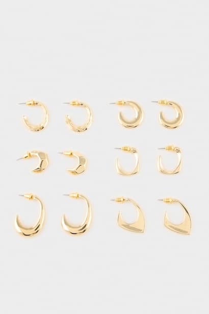 Woman 6 Piece Earrings Jewellery (٣)