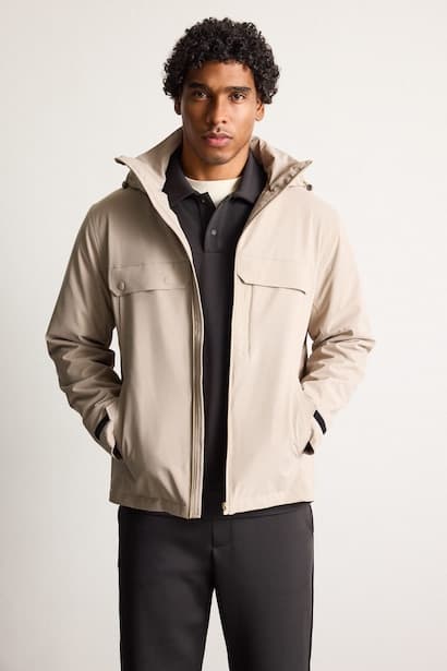 Regular Fit Waterproof Jacket Coat