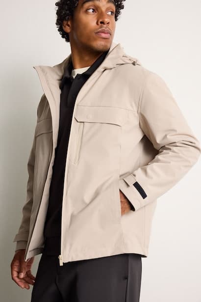 Regular Fit Waterproof Jacket Coat (٣)