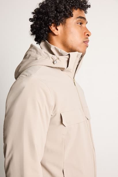 Regular Fit Waterproof Jacket Coat (٤)