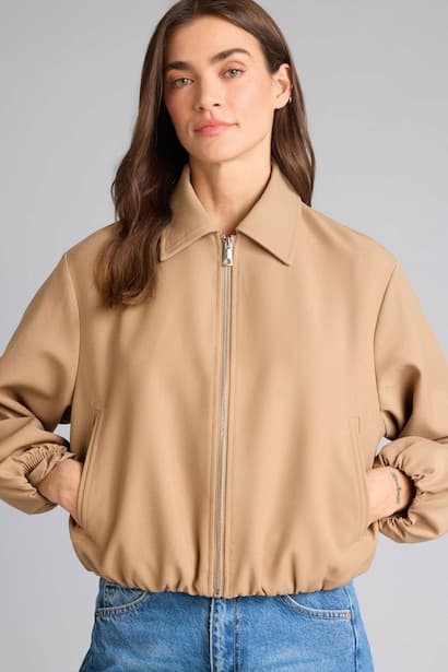 Zipper Puffer Jacket