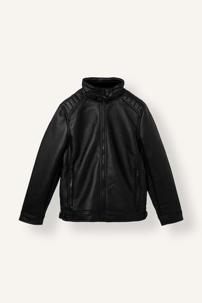 Faux Leather Jacket