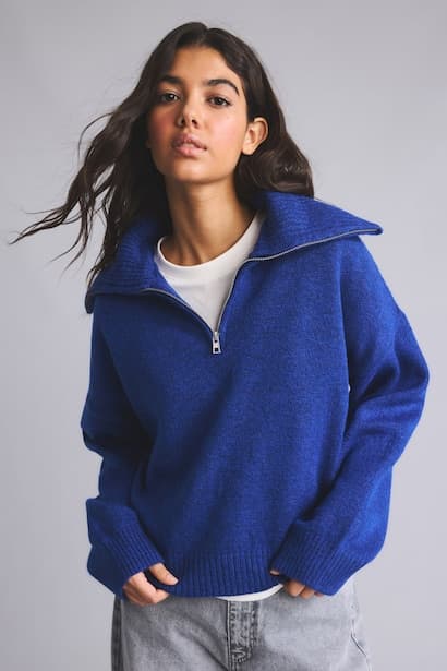 Regular Fit Half Turtleneck Pullover (٣)