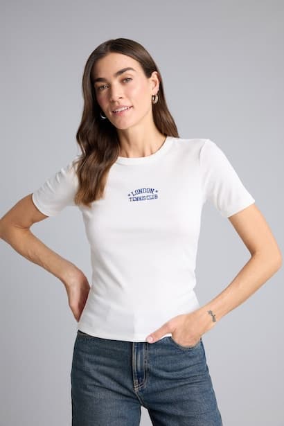 Slim Fit Camisole Short Sleeve T-Shirt (3)