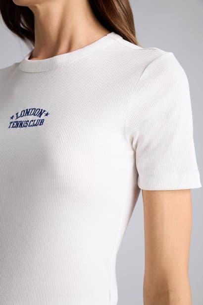 Slim Fit Camisole Short Sleeve T-Shirt (4)