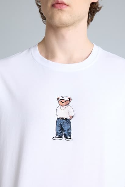 Boxy Fit Printed Short Sleeve T-Shirt (4)