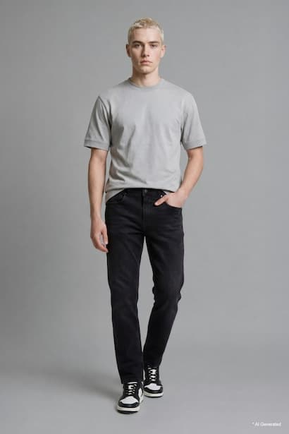 Sergio Regular Fit Regular Leg Jeans