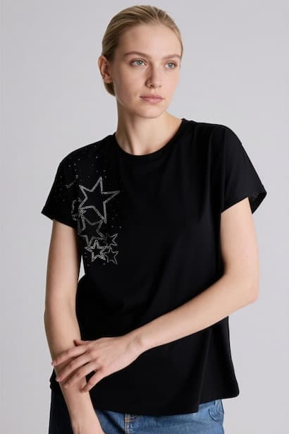 Crew Neck Short Sleeve T-Shirt (4)