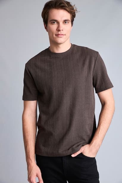 Regular Fit Crew Neck Short Sleeve T-Shirt